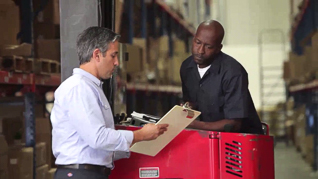 Warehouse Safety thumbnails on a slider