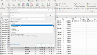Mastering Excel 365 – Beginner Part 3: Formulas And Functions thumbnails on a slider