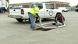 Stormwater: MS4s Stormwater Pollution Prevention: Parking Lots Streets & Storm Drain System Cleaning thumbnails on a slider