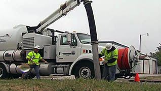 Stormwater: MS4s Stormwater Pollution Prevention: Parking Lots Streets & Storm Drain System Cleaning thumbnails on a slider