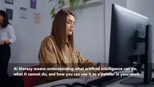 AI for Employees: Literacy And Implementation thumbnails on a slider
