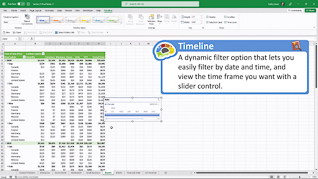 Mastering Excel 365 – Advanced Part 5: PivotTables And Macros thumbnails on a slider